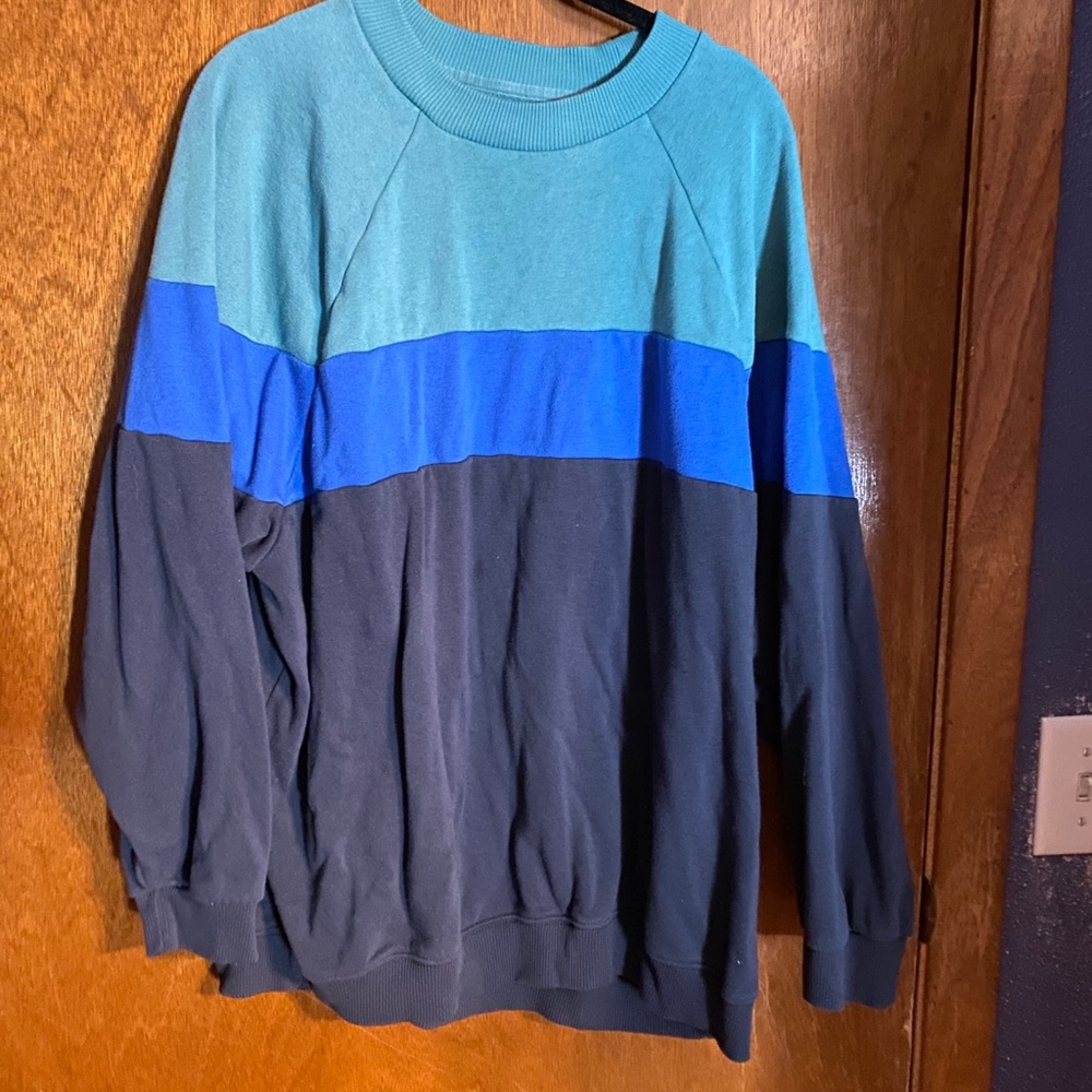 American Eagle Large Colorblock Sweater